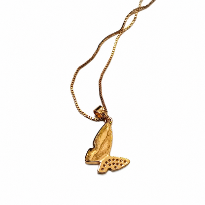 Butterfly Jewelry Set - Earrings & Pendant  Necklace