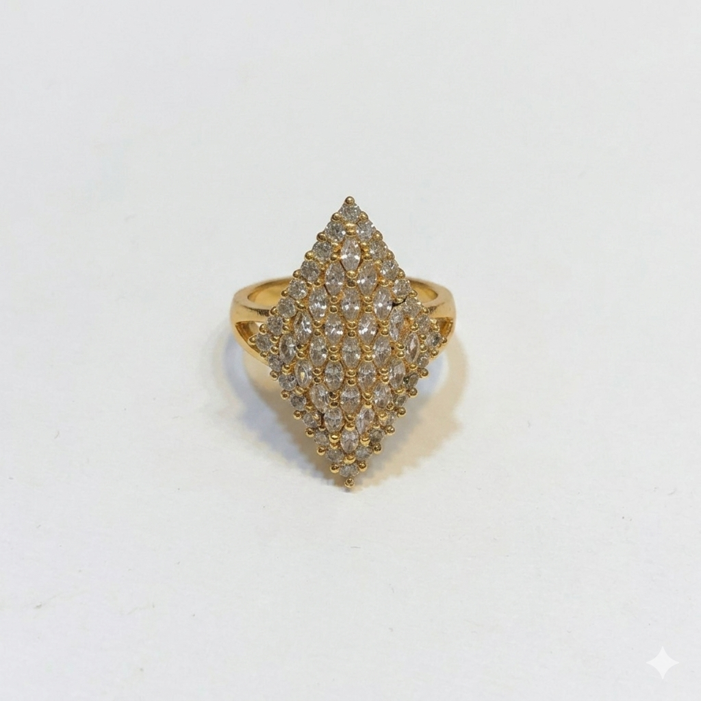 Zircon stones ring