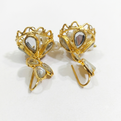 Kundan Jhumka Earrings