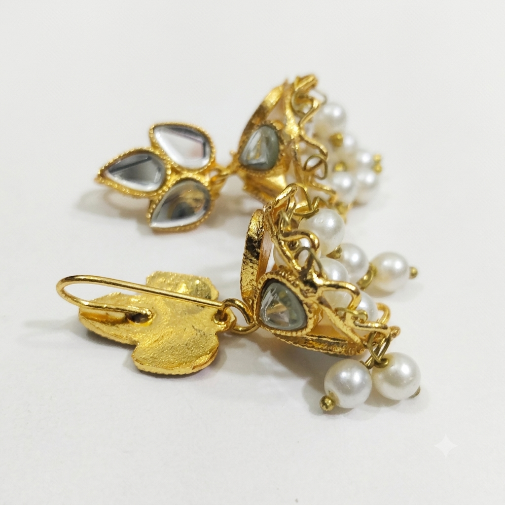 Kundan Jhumka Earrings