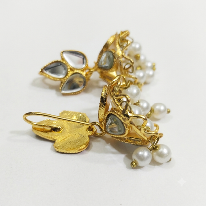 Kundan Jhumka Earrings