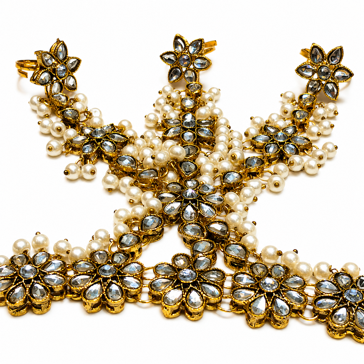 original ferschi Kundan hath phool/Angala. 