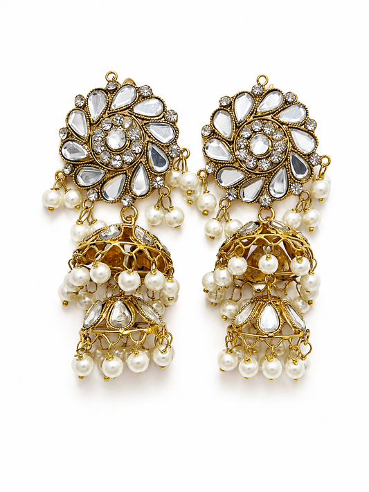 double jhumka