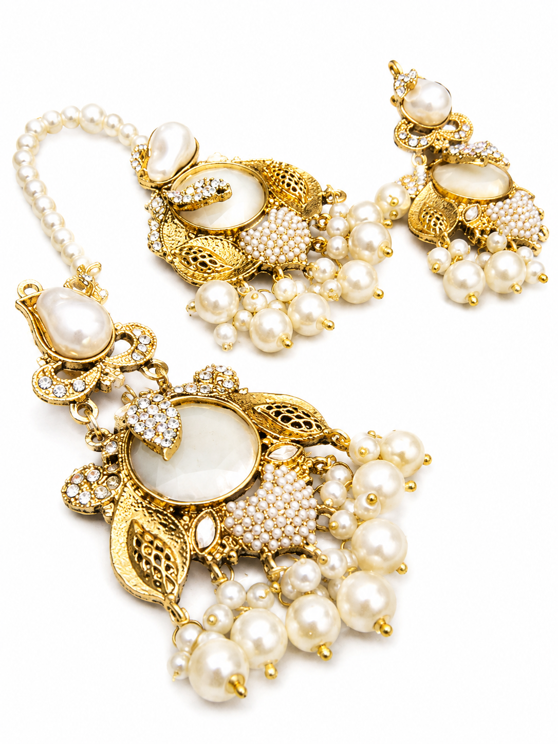 Trendy Turkish Chukar With Earrings