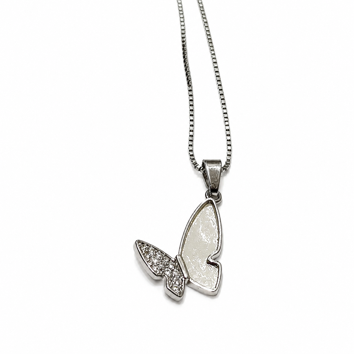 Butterfly Jewelry Set - Earrings & Pendant  Necklace