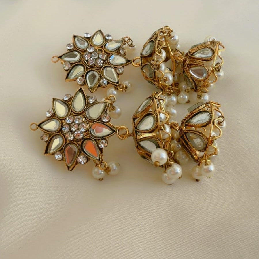 Original ferschi kundan jhumki