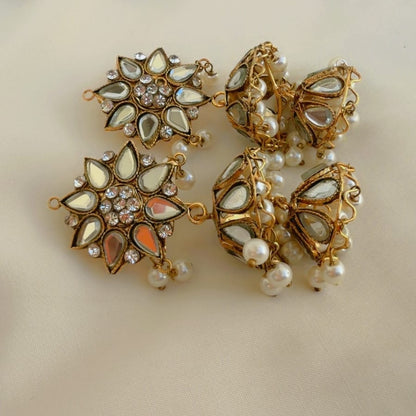 Original ferschi kundan jhumki
