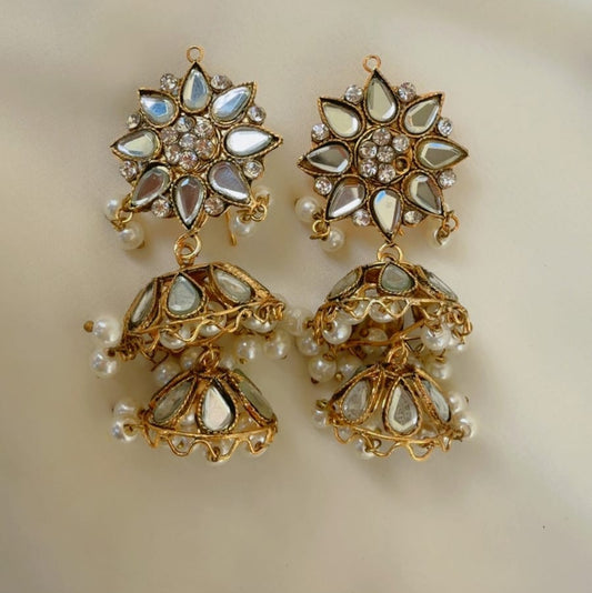 Original ferschi Kundan jhumki