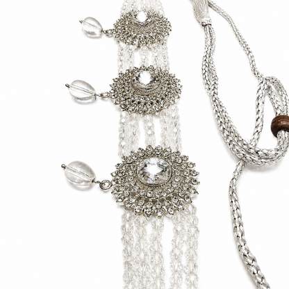 Choker Set with Jhumka Earrings & Bindiya | Kundan Style