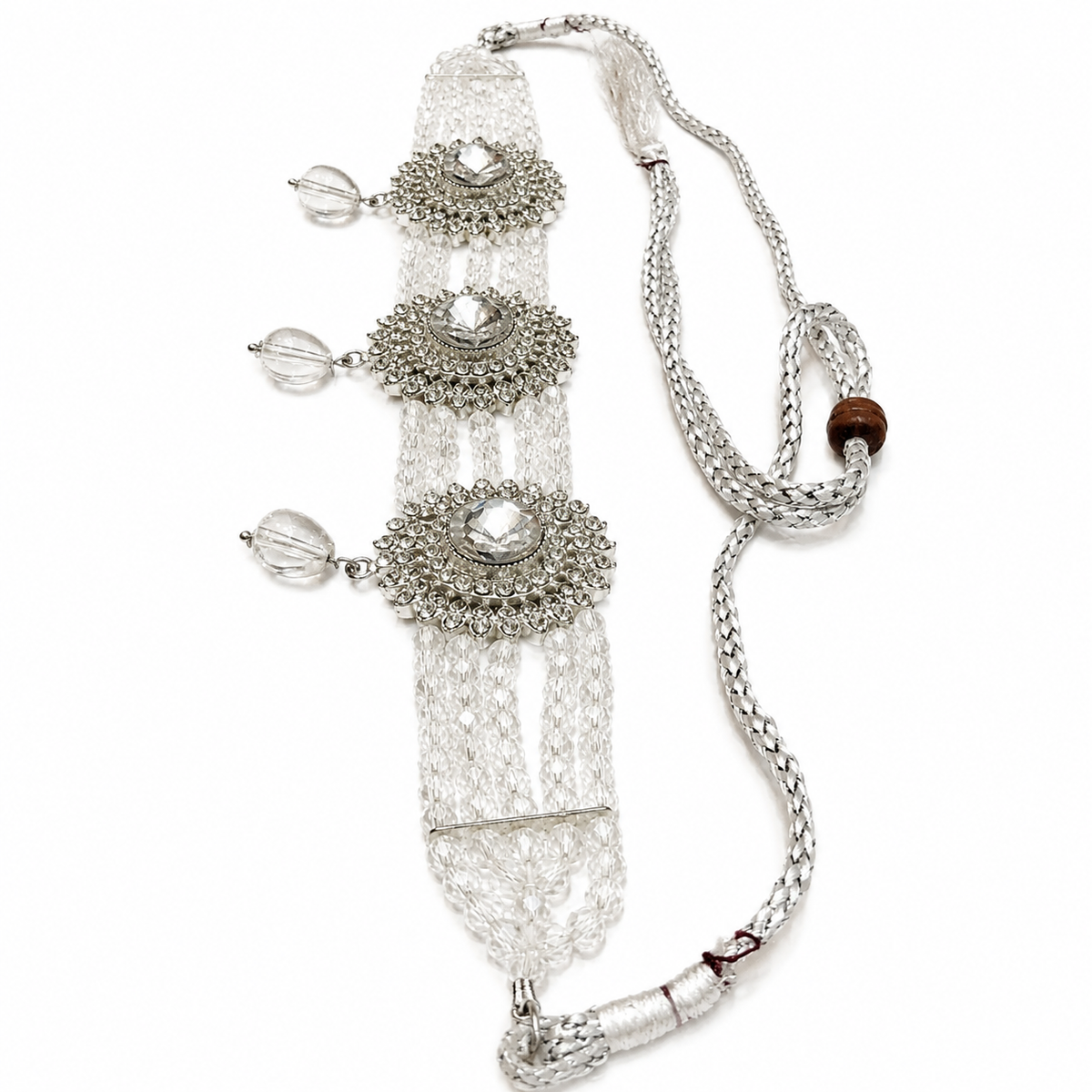 Choker Set with Jhumka Earrings & Bindiya | Kundan Style