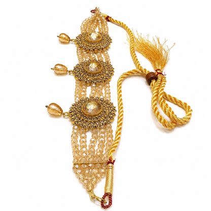 Choker Set with Jhumka Earrings & Bindiya | Kundan Style